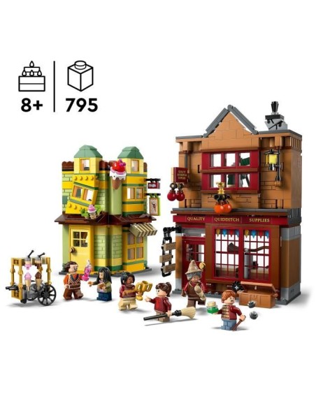 LEGO Harry Potter 76452 Magasin d'Accessoires de Quidditch et Marchand de Glaces Jeu 8 ans – LEGO (Jeu D'assemblage - Jeu De Construction - Jeu De Manipu) | STORE PRO SHOP 