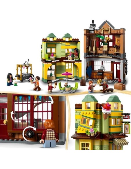 LEGO Harry Potter 76452 Magasin d'Accessoires de Quidditch et Marchand de Glaces Jeu 8 ans – LEGO (Jeu D'assemblage - Jeu De Construction - Jeu De Manipu) | STORE PRO SHOP 