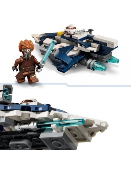LEGO Star Wars : The Clone Wars 75400 Microfighter Chasseur Jedi de Plo Koon - Jeu 6 ans – LEGO (Jeu D'assemblage - Jeu De Construction - Jeu De Manipu) | STORE PRO SHOP 