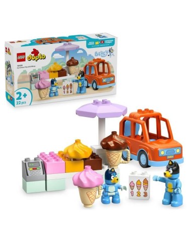 LEGO DUPLO 10458 Visite chez le Marchand de Glace avec Bluey - Jeu de Construction 2 ans – LEGO (Jeu D'assemblage - Jeu De Construction - Jeu De Manipu) | STORE PRO SHOP 