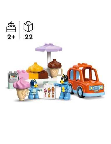 LEGO DUPLO 10458 Visite chez le Marchand de Glace avec Bluey - Jeu de Construction 2 ans – LEGO (Jeu D'assemblage - Jeu De Construction - Jeu De Manipu) | STORE PRO SHOP 