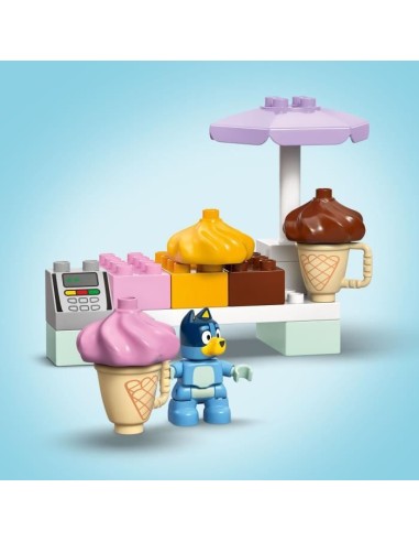 LEGO DUPLO 10458 Visite chez le Marchand de Glace avec Bluey - Jeu de Construction 2 ans – LEGO (Jeu D'assemblage - Jeu De Construction - Jeu De Manipu) | STORE PRO SHOP 