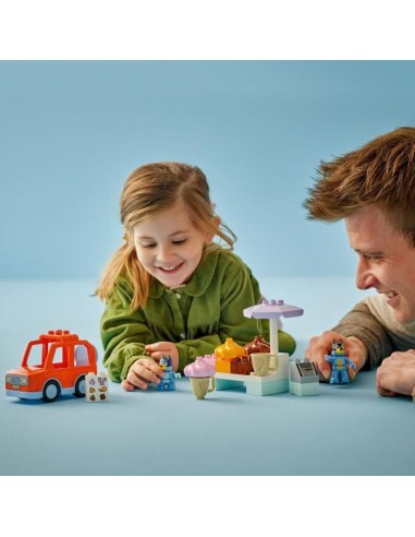 LEGO DUPLO 10458 Visite chez le Marchand de Glace avec Bluey - Jeu de Construction 2 ans – LEGO (Jeu D'assemblage - Jeu De Construction - Jeu De Manipu) | STORE PRO SHOP 
