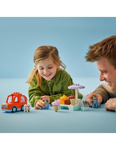 LEGO DUPLO 10458 Visite chez le Marchand de Glace avec Bluey - Jeu de Construction 2 ans – LEGO (Jeu D'assemblage - Jeu De Construction - Jeu De Manipu) | STORE PRO SHOP 
