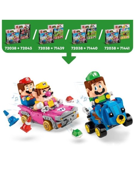 LEGO Super Mario 72038 Mario Kart  Wario et Roi Boo - Jeu de Construction des 8 ans – LEGO (Jeu D'assemblage - Jeu De Construction - Jeu De Manipu) | STORE PRO SHOP 