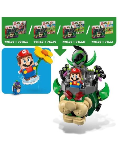 LEGO Super Mario 72042 Prince Florian et Château de Bowser - Jeu enfant des 9 ans – LEGO (Jeu D'assemblage - Jeu De Construction - Jeu De Manipu) | STORE PRO SHOP 