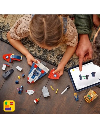 LEGO | Marvel 76319 Captain America contre Thanos - Jouet Avion pour Enfants des 4 ans – LEGO () | STORE PRO SHOP 