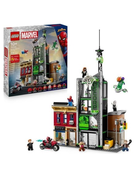 LEGO | Marvel 76324 Spider-Man Contre Oscorp - Jeu de Construction enfant des 10 ans – LEGO (Jeu D'assemblage - Jeu De Construction - Jeu De Manipu) | STORE PRO SHOP 
