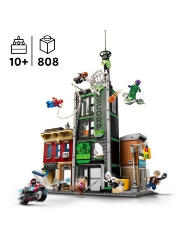 LEGO | Marvel 76324 Spider-Man Contre Oscorp - Jeu de Construction enfant des 10 ans – LEGO (Jeu D'assemblage - Jeu De Construction - Jeu De Manipu) | STORE PRO SHOP 