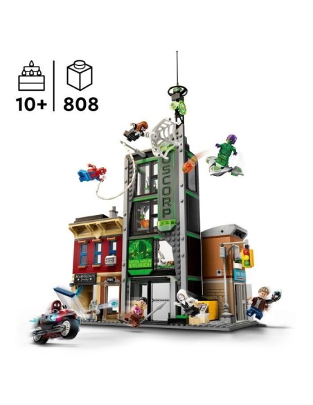 LEGO | Marvel 76324 Spider-Man Contre Oscorp - Jeu de Construction enfant des 10 ans – LEGO (Jeu D'assemblage - Jeu De Construction - Jeu De Manipu) | STORE PRO SHOP 