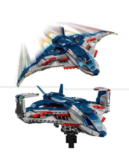 LEGO | Marvel 76325 Le Quinjet d'Avengers : L'ere d'Ultron - Jeu enfant des 10 ans – LEGO (Jeu D'assemblage - Jeu De Construction - Jeu De Manipu) | STORE PRO SHOP 