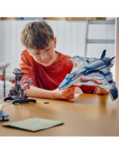 LEGO | Marvel 76325 Le Quinjet d'Avengers : L'ere d'Ultron - Jeu enfant des 10 ans – LEGO (Jeu D'assemblage - Jeu De Construction - Jeu De Manipu) | STORE PRO SHOP 