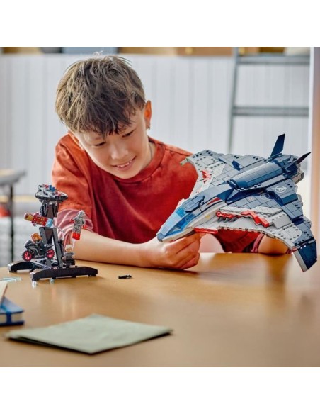 LEGO | Marvel 76325 Le Quinjet d'Avengers : L'ere d'Ultron - Jeu enfant des 10 ans – LEGO (Jeu D'assemblage - Jeu De Construction - Jeu De Manipu) | STORE PRO SHOP 