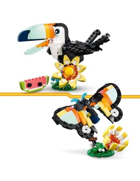 LEGO Creator 3-en-1 31173 Animaux Sauvages : le Toucan Tropical - Jeu des 7 ans – LEGO (Jeu D'assemblage - Jeu De Construction - Jeu De Manipu) | STORE PRO SHOP 