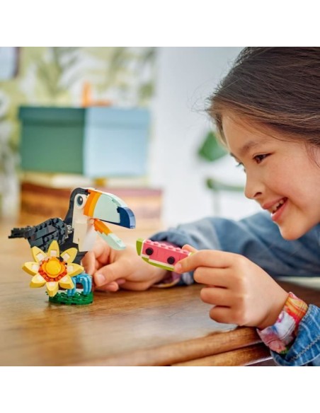 LEGO Creator 3-en-1 31173 Animaux Sauvages : le Toucan Tropical - Jeu des 7 ans – LEGO (Jeu D'assemblage - Jeu De Construction - Jeu De Manipu) | STORE PRO SHOP 