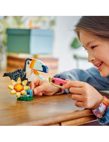 LEGO Creator 3-en-1 31173 Animaux Sauvages : le Toucan Tropical - Jeu des 7 ans – LEGO (Jeu D'assemblage - Jeu De Construction - Jeu De Manipu) | STORE PRO SHOP 