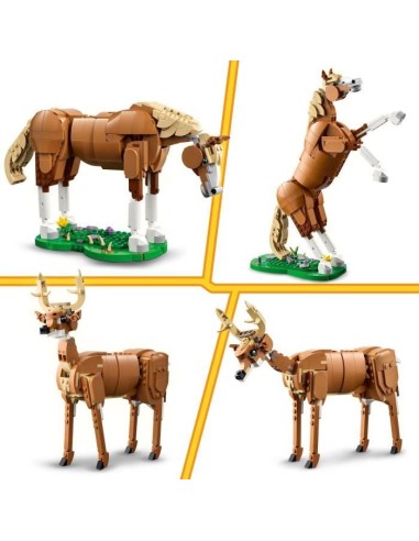 LEGO Creator 3-en-1 31166 Le Beau Cheval - Jeu de Construction  des 9 ans – LEGO (Jeu D'assemblage - Jeu De Construction - Jeu De Manipu) | STORE PRO SHOP 