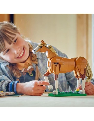 LEGO Creator 3-en-1 31166 Le Beau Cheval - Jeu de Construction  des 9 ans – LEGO (Jeu D'assemblage - Jeu De Construction - Jeu De Manipu) | STORE PRO SHOP 