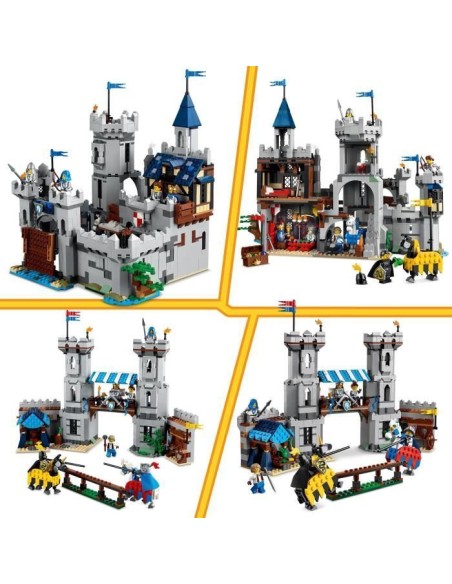 LEGO Creator 3-en-1 31168 Le Château Médiéval des Chevaliers - Jeu de Construction 9 ans – LEGO (Jeu D'assemblage - Jeu De Construction - Jeu De Manipu) | STORE PRO SHOP 