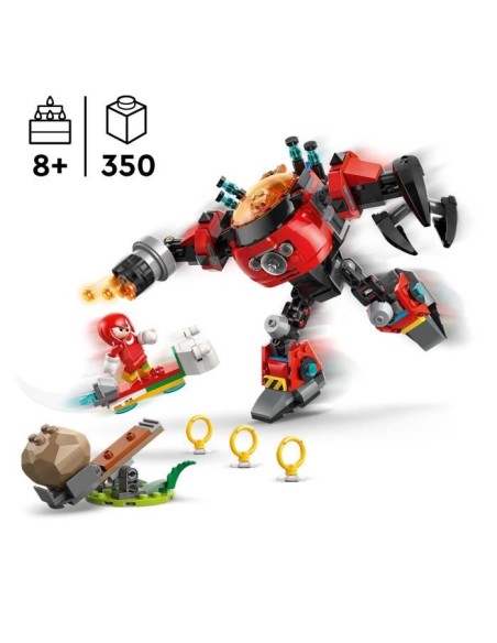 LEGO Sonic the Hedgehog 77005 Knuckles contre l'Egg Crusher de Dr. Eggman - Jeu des 8 ans – LEGO (Jeu D'assemblage - Jeu De Construction - Jeu De Manipu) | STORE PRO SHOP 