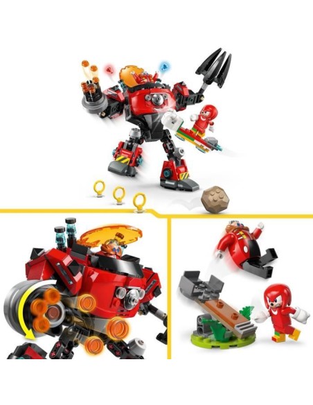 LEGO Sonic the Hedgehog 77005 Knuckles contre l'Egg Crusher de Dr. Eggman - Jeu des 8 ans – LEGO (Jeu D'assemblage - Jeu De Construction - Jeu De Manipu) | STORE PRO SHOP 