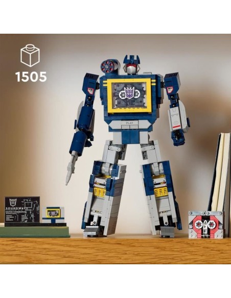 LEGO Icons 10358 Transformers : Soundwave - Set de Construction pour Adulte - Maquette – LEGO (Jeu D'assemblage - Jeu De Construction - Jeu De Manipu) | STORE PRO SHOP 