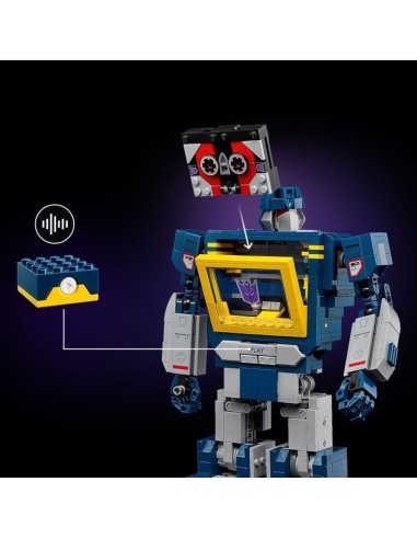 LEGO Icons 10358 Transformers : Soundwave - Set de Construction pour Adulte - Maquette – LEGO (Jeu D'assemblage - Jeu De Construction - Jeu De Manipu) | STORE PRO SHOP 