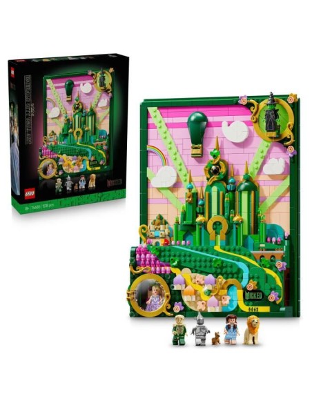LEGO Wicked 75685 Tableau d'Emerald City - Set de Construction 3D pour Adulte - Maquette – LEGO (Jeu D'assemblage - Jeu De Construction - Jeu De Manipu) | STORE PRO SHOP 