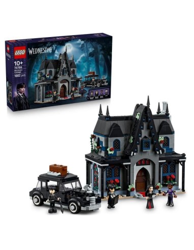LEGO Mercredi 76786 Le Manoir de Morticia - Jeu de Construction des 10 ans - Mini-Poupées – LEGO (Jeu D'assemblage - Jeu De Construction - Jeu De Manipu) | STORE PRO SHOP 