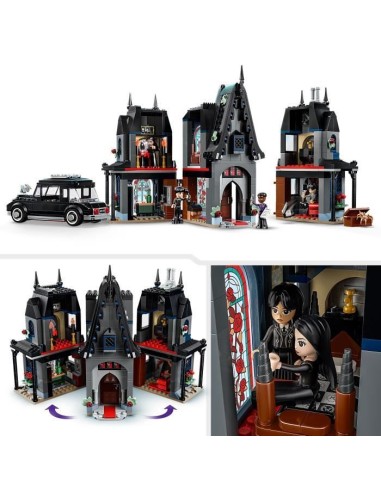 LEGO Mercredi 76786 Le Manoir de Morticia - Jeu de Construction des 10 ans - Mini-Poupées – LEGO (Jeu D'assemblage - Jeu De Construction - Jeu De Manipu) | STORE PRO SHOP 
