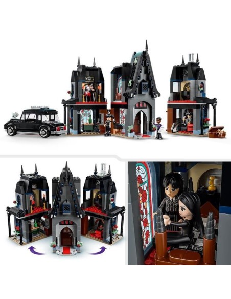 LEGO Mercredi 76786 Le Manoir de Morticia - Jeu de Construction des 10 ans - Mini-Poupées – LEGO (Jeu D'assemblage - Jeu De Construction - Jeu De Manipu) | STORE PRO SHOP 