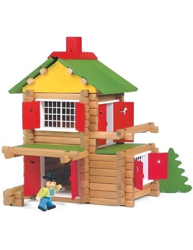 JEUJURA - Mon Chalet en Bois, 135 pieces – JEUJURA (Jeu D'assemblage - Jeu De Construction - Jeu De Manipu) | STORE PRO SHOP 
