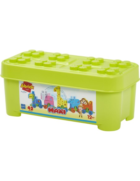 Coffret Train du Zoo - ECOIFFIER - LES MAXI 7840 - 42 pieces - Des 12 mois – ECOIFFIER (Jeu D'assemblage - Jeu De Construction - Jeu De Manipu) | STORE PRO SHOP 