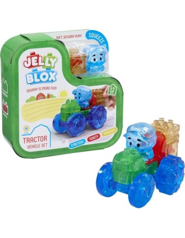 Coffret tracteur - Jeu de construction - JELLY BLOX - GOLIATH - Briques souples et flexibles - Des 2 ans – GOLIATH (Jeu D'assemblage - Jeu De Construction - Jeu De Manipu) | STORE PRO SHOP 