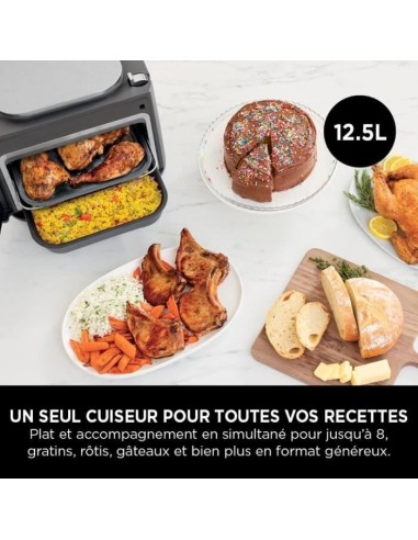 Combi Multicuiseur, four et friteuse sans huile - NINJA - SFP700EU - 12-en-1 - 1780 W - Gris – NINJA (Friteuse) | STORE PRO SHOP 