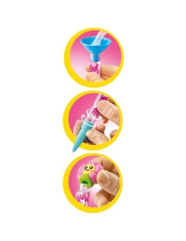 Clementoni - Créer tes stylos - Mini atelier des Stylos - Theme tropical - 3 a créer - Des 6ans – CLEMENTONI (Jeu De Coloriage - Dessin - Pochoir) | STORE PRO SHOP 