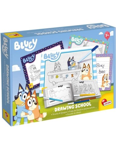 Ecole de dessin - Bluey drawing school - Kit complet pour apprendre a dessiner - LISCIANI – LISCIANI GIOCHI (Jeu De Coloriage - Dessin - Pochoir) | STORE PRO SHOP 