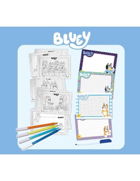 Ecole de dessin - Bluey drawing school - Kit complet pour apprendre a dessiner - LISCIANI – LISCIANI GIOCHI (Jeu De Coloriage - Dessin - Pochoir) | STORE PRO SHOP 