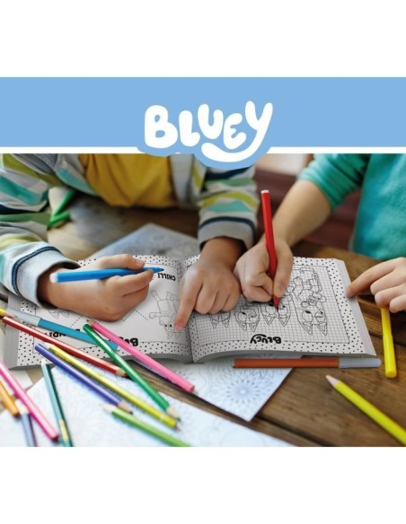 Ecole de dessin - Bluey drawing school - Kit complet pour apprendre a dessiner - LISCIANI – LISCIANI GIOCHI (Jeu De Coloriage - Dessin - Pochoir) | STORE PRO SHOP 