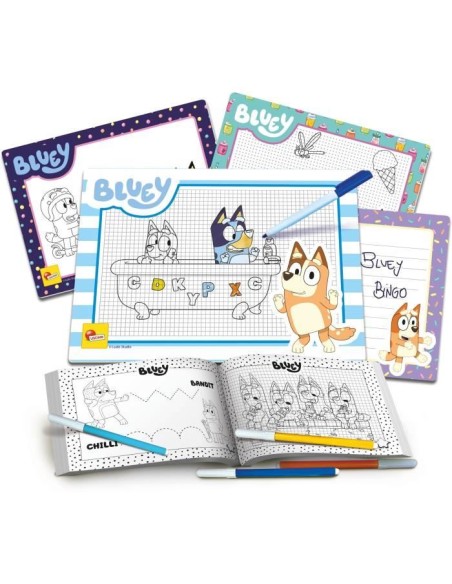 Ecole de dessin - Bluey drawing school - Kit complet pour apprendre a dessiner - LISCIANI – LISCIANI GIOCHI (Jeu De Coloriage - Dessin - Pochoir) | STORE PRO SHOP 