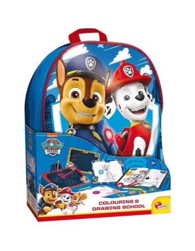 Sac a dos école de dessin et coloriage - Paw Patrol - LISCIANI – LISCIANI GIOCHI (Jeu De Coloriage - Dessin - Pochoir) | STORE PRO SHOP 