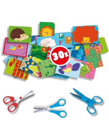 SES CREATIVE - J'apprends a découper - Ciseaux pour enfant sûrs - Multicolore – SES CREATIVE (Jeu De Coloriage - Dessin - Pochoir) | STORE PRO SHOP 