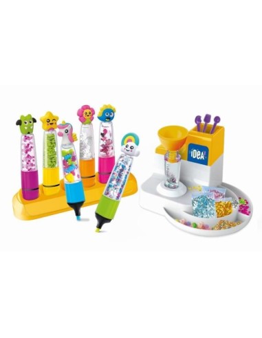 Clementoni- L'atelier des fluos - Crée 10 surligneurs fluos - Fabriqué en Italie – CLEMENTONI () | STORE PRO SHOP 