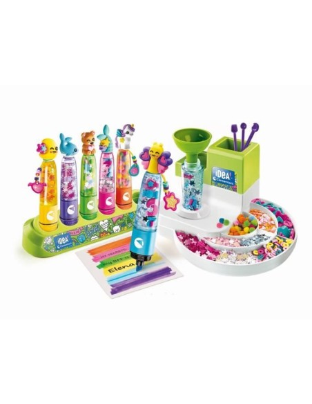 Clementoni- L'atelier des fluos - Crée 10 surligneurs fluos - Fabriqué en Italie – CLEMENTONI () | STORE PRO SHOP 