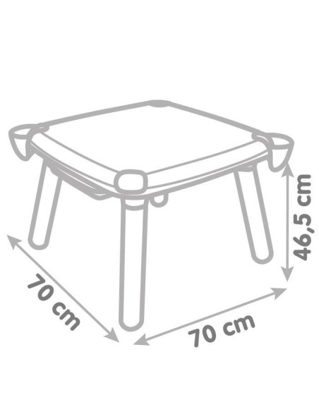 Smoby - Table enfant Créative - Feutre effacable pour la table  2 grandes feuilles de coloriage - 3 rangements - Des 3 ans – SMOBY () | STORE PRO SHOP 
