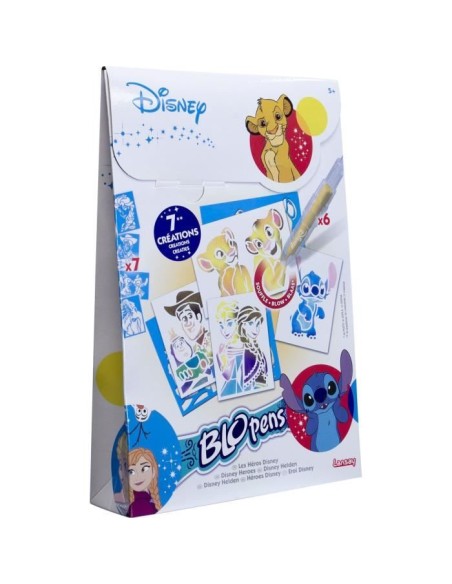 Blopens - LANSAY - Les héros Disney - 7 pochoirs - Des 5 ans – LANSAY () | STORE PRO SHOP 