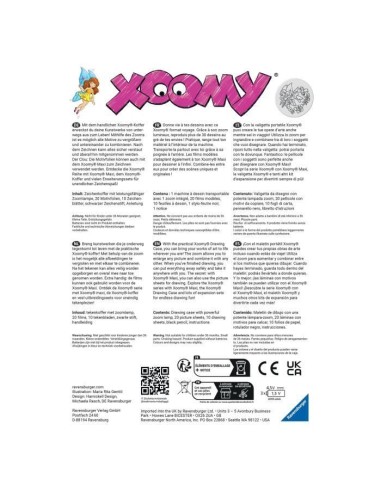 Machine a dessin nomade Ravensburger Xoomy Midi Magical Universe pour enfants de 6 ans et plus – RAVENSBURGER (Jeu De Coloriage - Dessin - Pochoir) | STORE PRO SHOP 