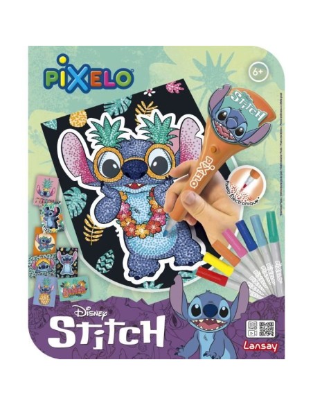 JOUET - LANSAY - Pixelo Stitch - 8 illustrations - Multicolor - Des 6 ans – LANSAY (Jeu De Coloriage - Dessin - Pochoir) | STORE PRO SHOP 