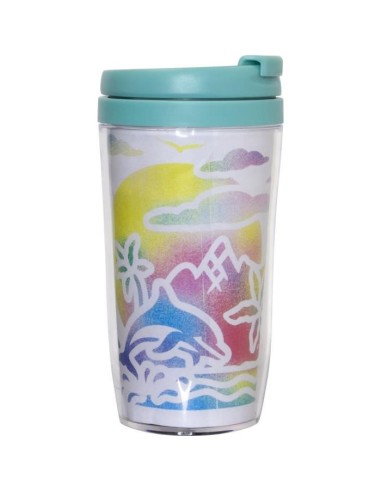 Blopens - LANSAY - Créa'mug - 9 pochoirs - 1 mug - Des 6 ans – LANSAY (Jeu De Coloriage - Dessin - Pochoir) | STORE PRO SHOP 