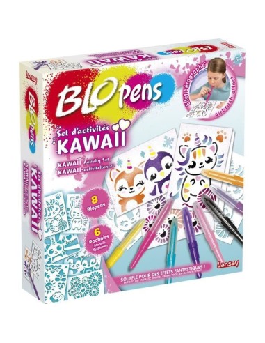 LANSAY - BLOPENS - Set d'Activités Kawaii - Des 5 ans – LANSAY (Jeu De Coloriage - Dessin - Pochoir) | STORE PRO SHOP 